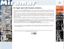 Tablet Screenshot of ciudad-de-miramar.com.ar
